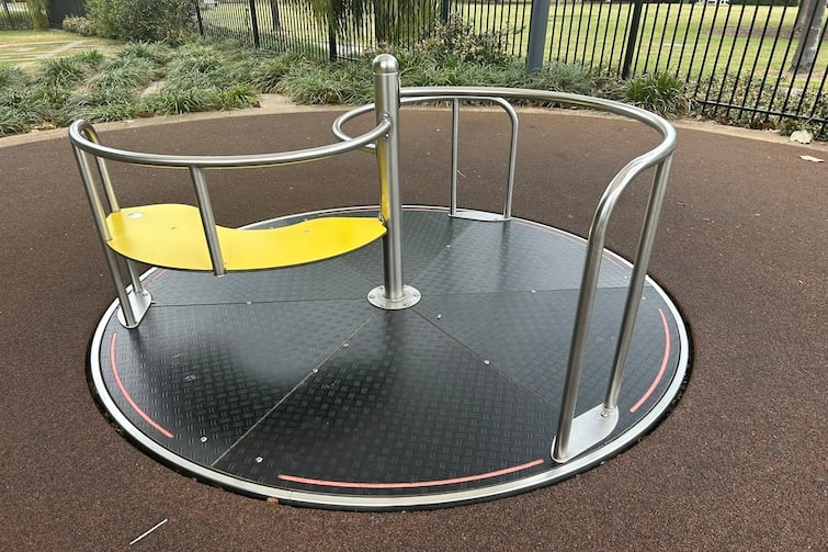 Accessible carousel at Ascot Park.