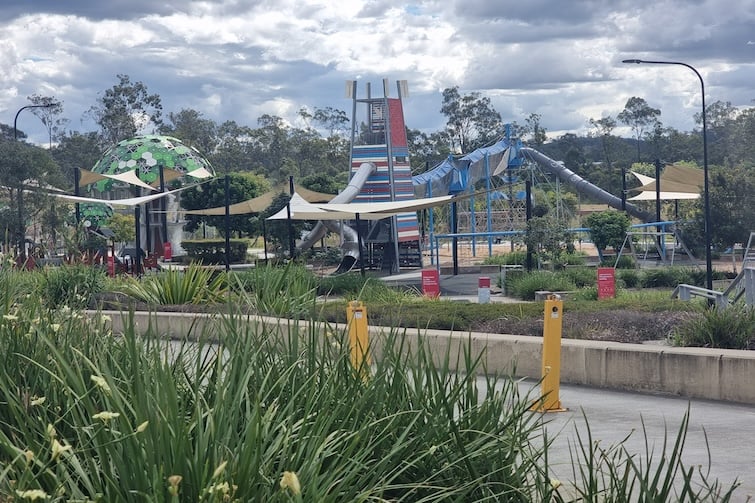 Long view of Flagstone Adventure Playground.