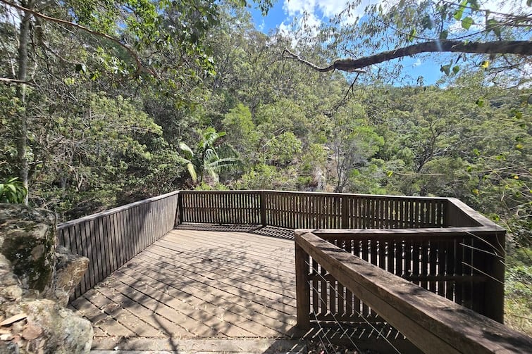 The Falls Lookout at D'Aguilar National Park, Mt Mee.