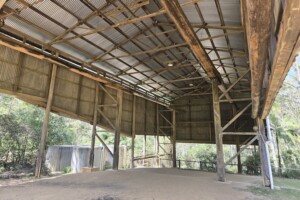 The roof of The Gantry at D'Aguilar National Park, Mt Mee.