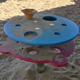 Sand play at Scarborough Beach Park.