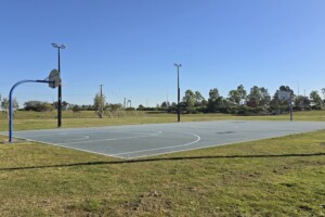 Basketball court at Decker Park.