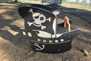 Pirate rocker at Decker Park.