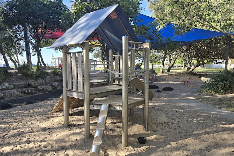 Sand play at Decker Park.