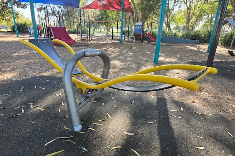 Seesaw at Decker Park.