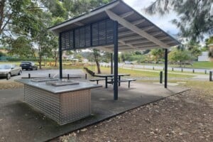 Picnic and BBQ facilities at Upper Kedron Recreation Reserve.