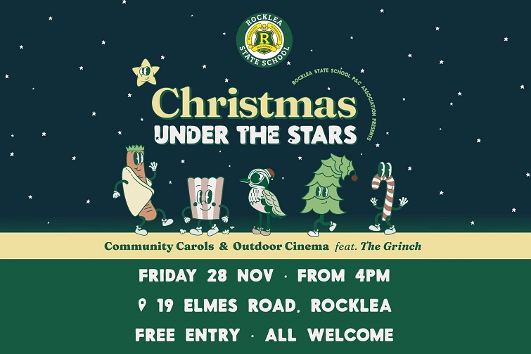 Christmas Under The Stars at Rocklea - Outdoor Cinema & Community Carols 2025