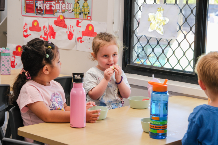 Expeditions Early Learning Journey North Lakes lunch table.