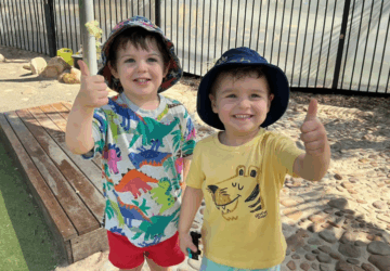 Expeditions Early Learning Journey Raceview thumbs up.