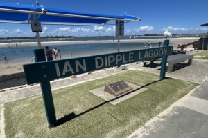 Sign at Ian Dipple Lagoon.