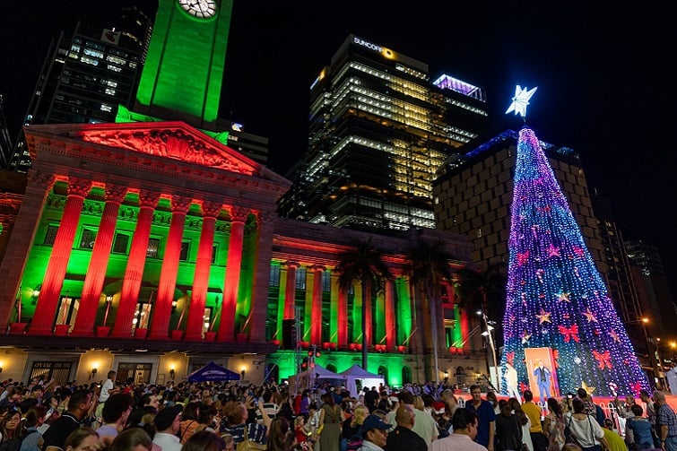 Lord Mayor’s Lighting of the Christmas Tree – King George Square