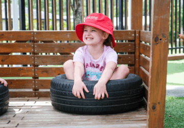 Little School Loganholme outdoor playground.
