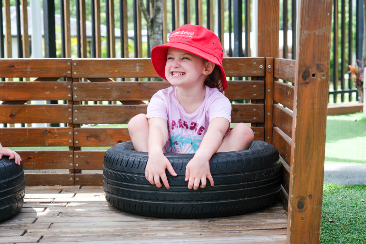 Little School Loganholme outdoor playground.