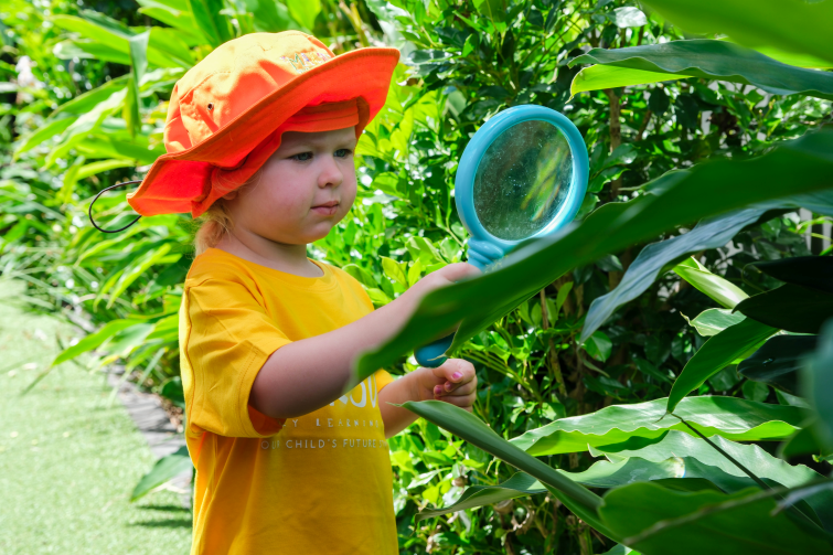 Marsden Early Learning Centre exploring nature.