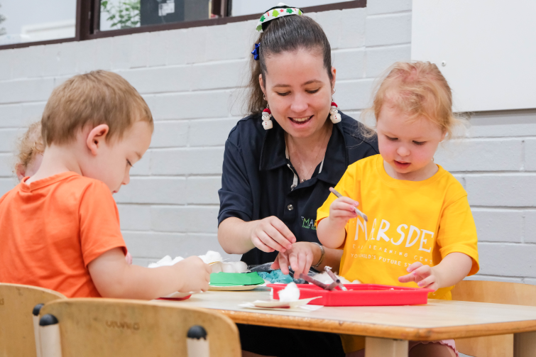 Marsden Early Learning Centre outdoor painting.