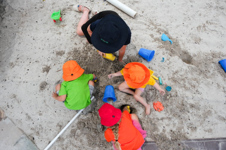 Marsden Early Learning Centre sandpit.