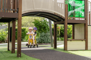 The Boulevard Early Learning Centre Mt Warren Park outdoor play.