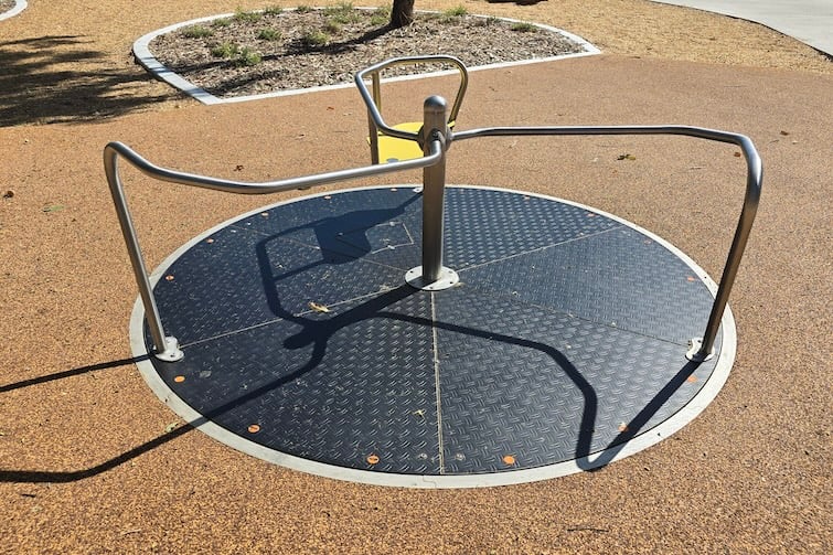 Accessible carousel at John Bray Park.