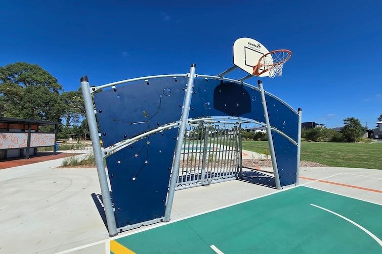 Basketball court at John Bray Park.