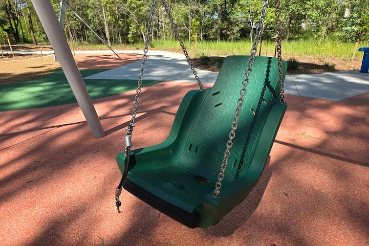High back swing at John Bray Park.