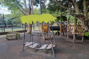 Toddler play area at Rocks Riverside Park.