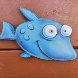 Fish cut out at Rotary Park (Amity Playground) in Redcliffe.