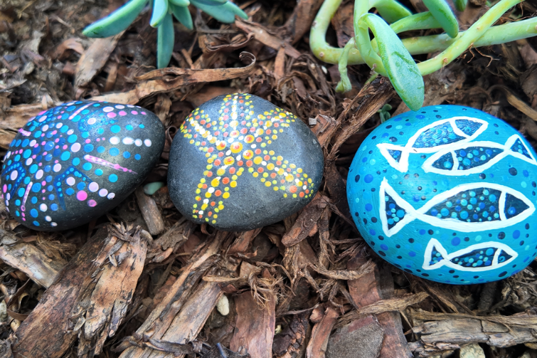 Teen workshop: Mandala rock design @ Victoria Point Library