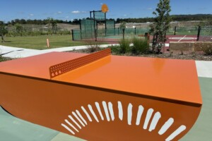 Table tennis table at Daybreak Park, Walloon.