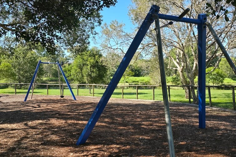 Flying fox at Harold Kielly Park.