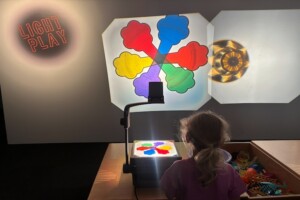 Projectors at LightPlay, Ipswich Art Gallery.