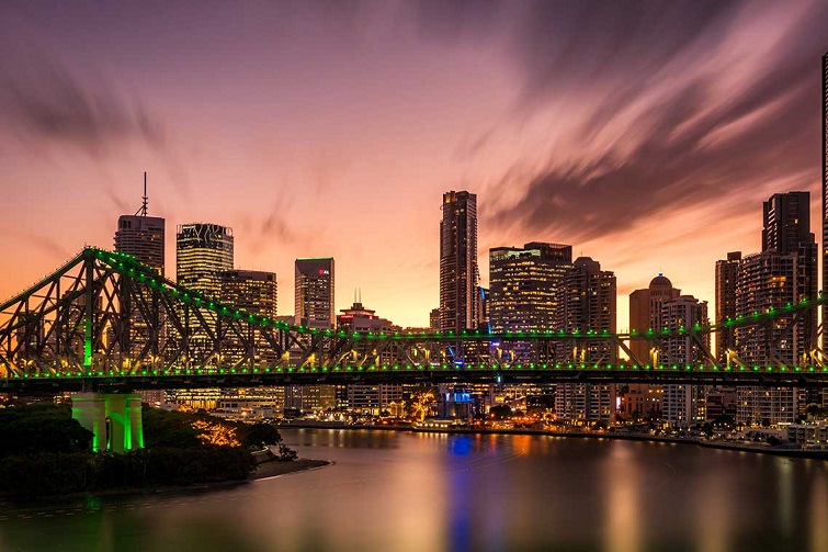 Lighting the City Green for St Patrick
