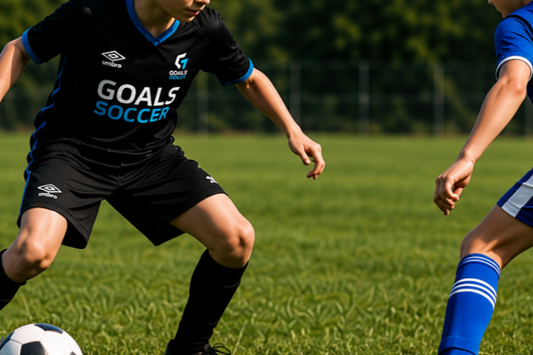 GOALS Soccer soccer team playing.