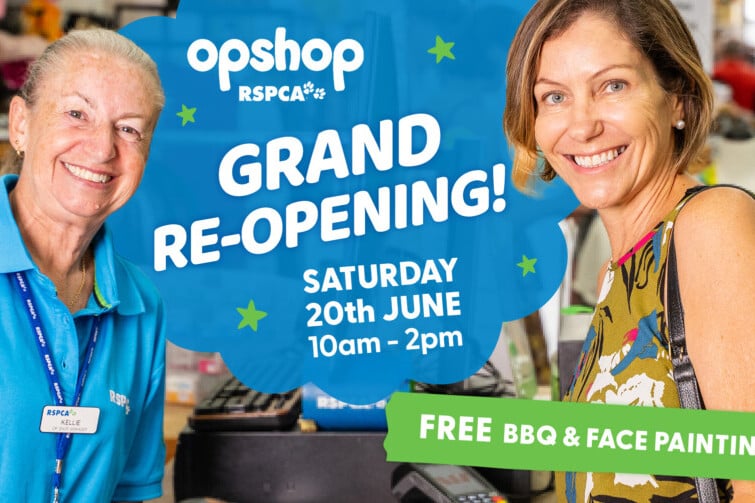 RSPCA Op Shop Brassall Re-Opening
