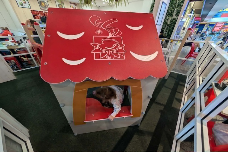 Play house at Creama Espresso, North Lakes.
