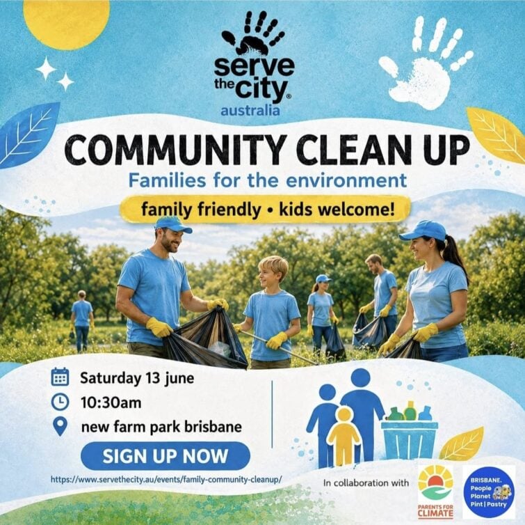 New Farm Park Clean Up for World Environment Day
