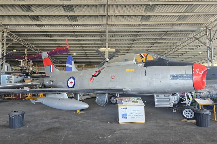 Plane on display at Queensland Air Museum, Caloundra.