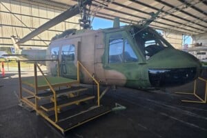 Helicopter display at Queensland Air Museum, Caloundra.