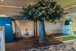 The play area at The Full Moon Hotel, Sandgate.