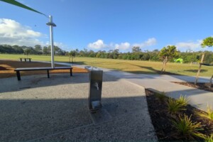 Water tap at Thistle Place Park, Palmview.