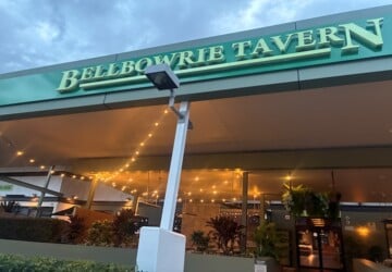 The front of the building at Bellbowrie Tavern.