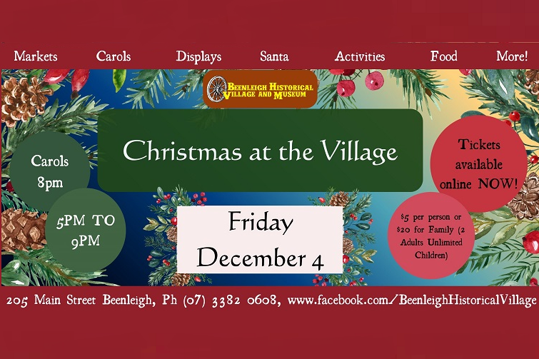 Christmas at the Village 2026 – Beenleigh Historical Village
