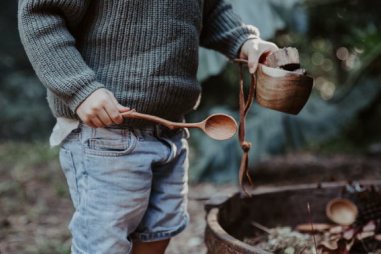 Little Bush Village outdoor nature play.