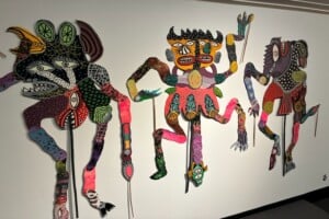 Puppets at Ipswich Art Gallery - Make Yourself at Home exhibition.