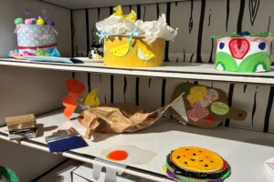 Craft food on display at Ipswich Art Gallery - Make Yourself at Home exhibition.