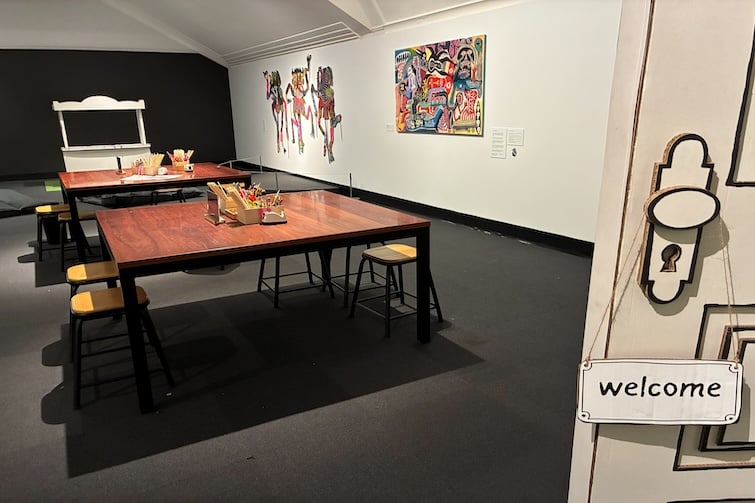 Welcome at Ipswich Art Gallery - Make Yourself at Home exhibition.