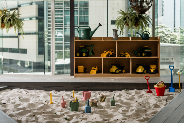 Little Scholars George Street indoor sandpit.