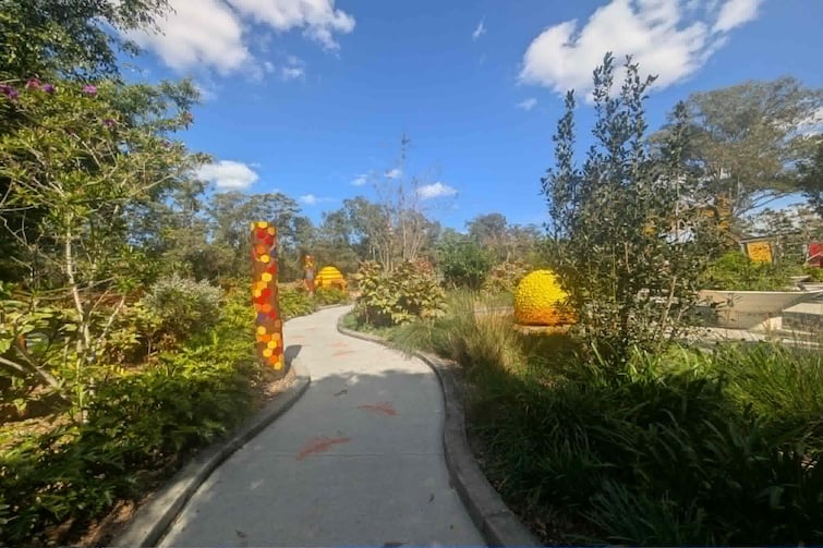Pathway. at The Hills District All Abilities Park.