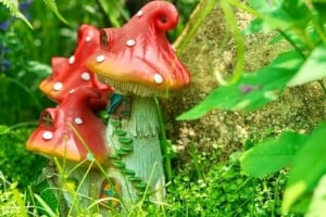 mushroom sculpture
