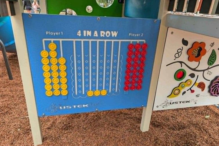 4 in a row play equipment