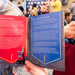 Stage school Australia shrek jr information in program about the show